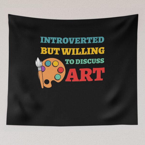 Item preview, Introverted Art Lover Design designed and sold by SimpliText.