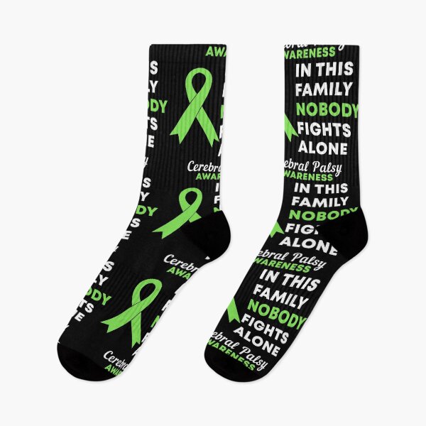 Item preview, In This Family Nobody Fights Alone Cerebral Palsy Awareness designed and sold by Color-Sparkle.