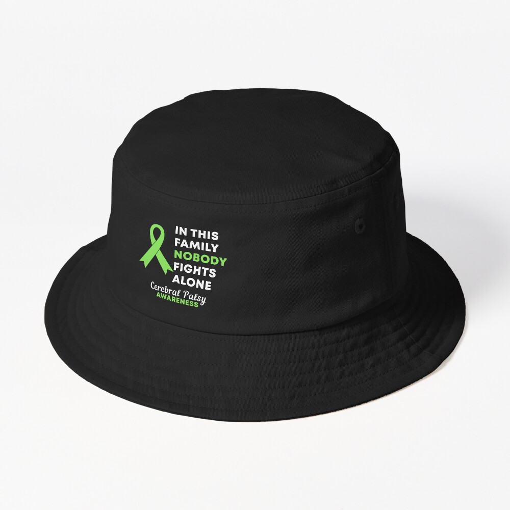 In This Family Nobody Fights Alone Cerebral Palsy Awareness Pin