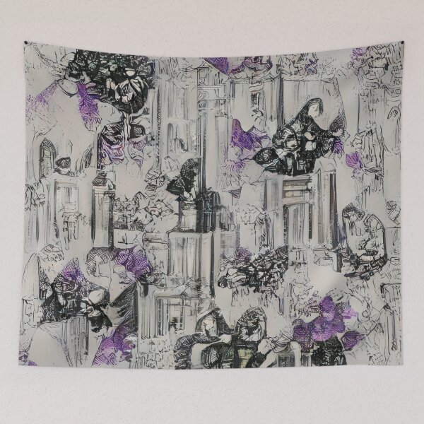 Item preview, Abstract Purple Aces designed and sold by ~.