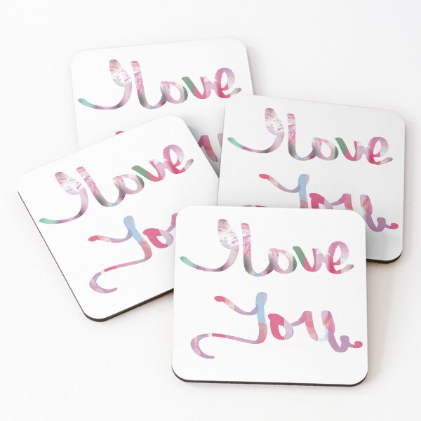 Item preview, I love you pink designed and sold by chuckletuckle.