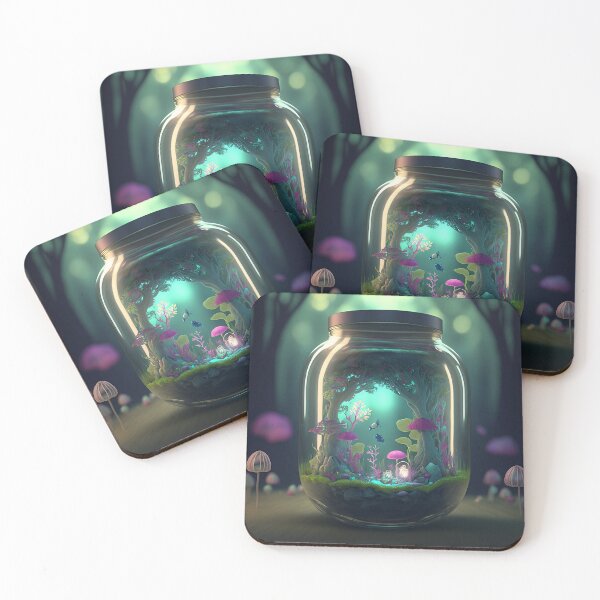 Item preview, Cute Little Fairy In A Magical Forest  designed and sold by ByDigitalDream.