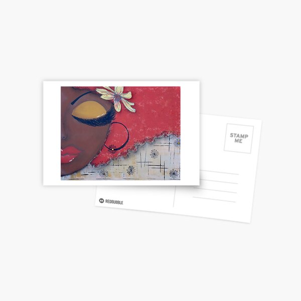 Sassy Chocolate Girl, African American Postcard