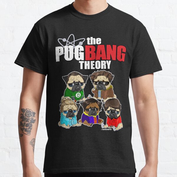 Item preview, THE PUG BANG THEORY designed and sold by darklordpug.