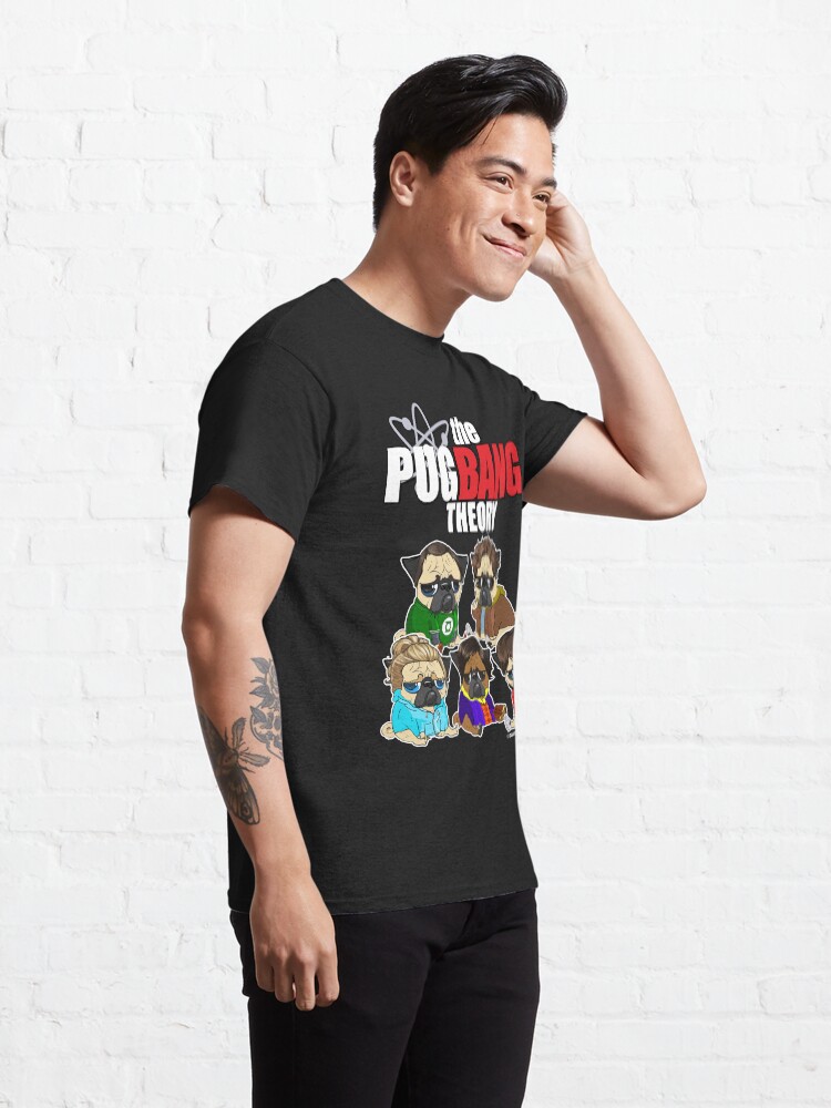 Alternate view of THE PUG BANG THEORY Classic T-Shirt