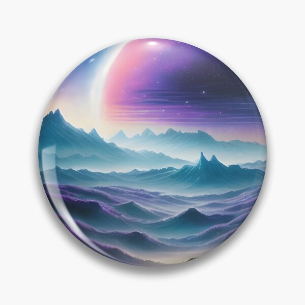Artikelvorschau, Fantasy Alien World Berge Mond Hintergrund entworfen und verkauft von VersoShopping.