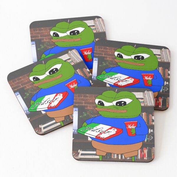 Item preview, Pepe With Pizza And Soda Apu designed and sold by Slav-Art.