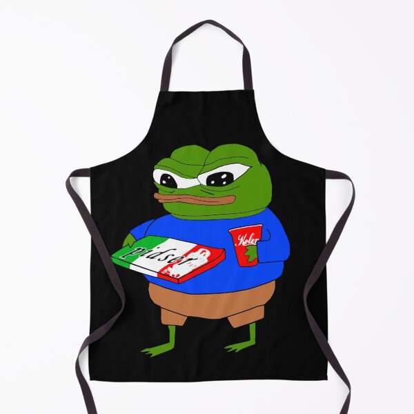 Item preview, Pepe With Pizza And Soda Apu designed and sold by Slav-Art.