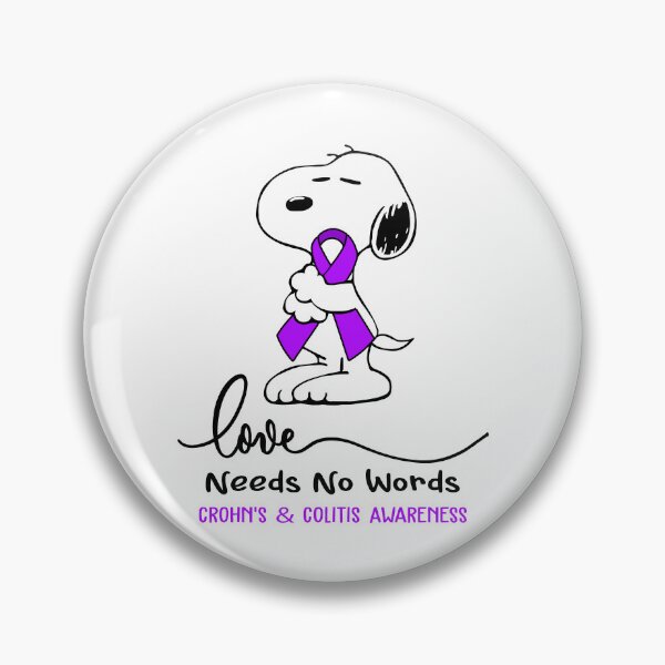 Item preview, Crohn's & Colitis Awareness - LOVE NEEDS NO WORDS designed and sold by Elise-Chapman.