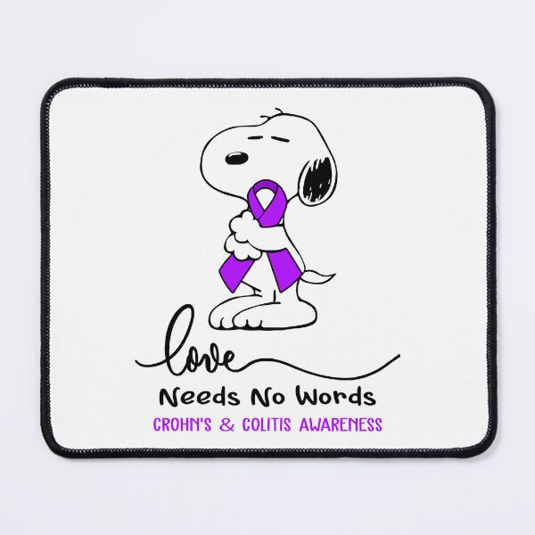 Item preview, Crohn's & Colitis Awareness - LOVE NEEDS NO WORDS designed and sold by Elise-Chapman.