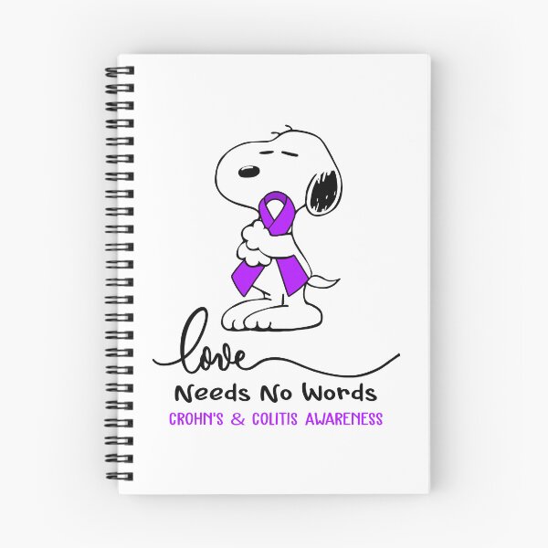 Item preview, Crohn's & Colitis Awareness - LOVE NEEDS NO WORDS designed and sold by Elise-Chapman.