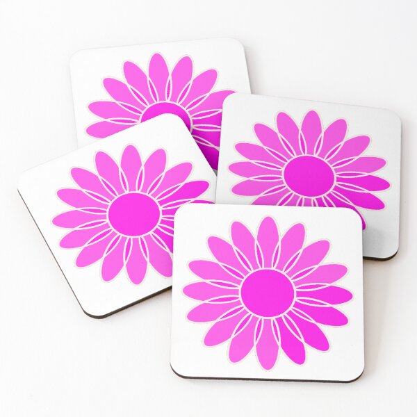 Item preview, Retro Pink Daisy Flower designed and sold by TheCatmeow2000.