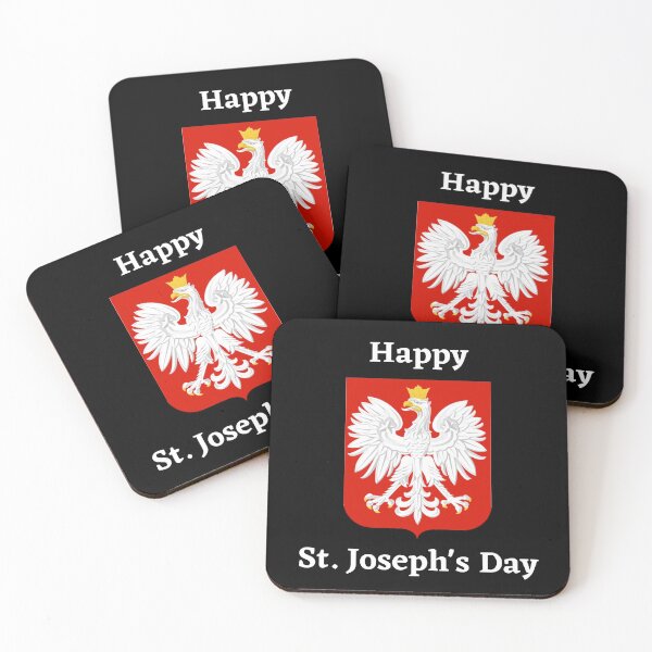 Artikelvorschau, Happy St. Joseph's Day - Polnischer Adler auf Wappen entworfen und verkauft von WigOutlet.