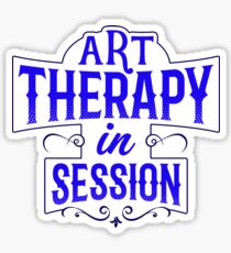 Art Therapy in Session Sticker