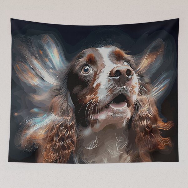 Item preview, Springer Spaniel Vector effect designed and sold by popupstands.