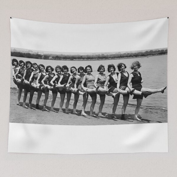 Item preview, 15 Flappers Kick Dance on Beach 1923 designed and sold by Daniel Hagerman.
