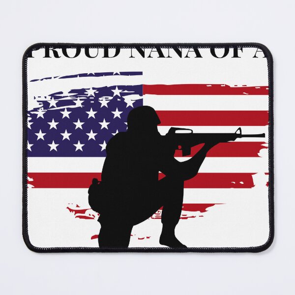 Item preview, Proud nana of a US soldier designed and sold by NoCasualTees.
