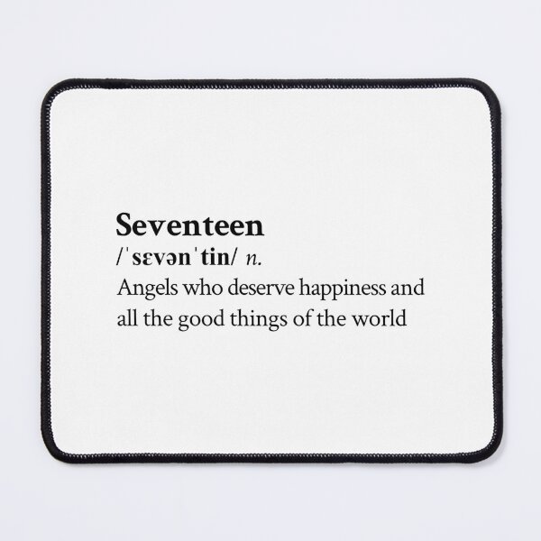 Item preview, Seventeen Aesthetic Cute KPop Band Lyrics designed and sold by StickTheSong.