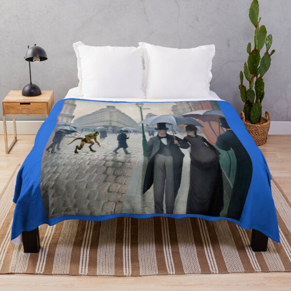Item preview, French Impressionist Artist, Gutave Caillebotte: Paris Street Rainy Day (1877) (Altered) designed and sold by mturns57.