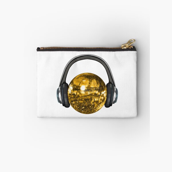Item preview, Gold Disco Ball with Headphones designed and sold by Deborah Camp.