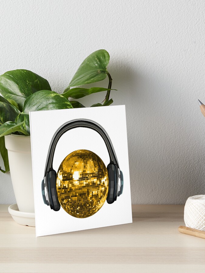 Gold Disco Balls | Art Board Print