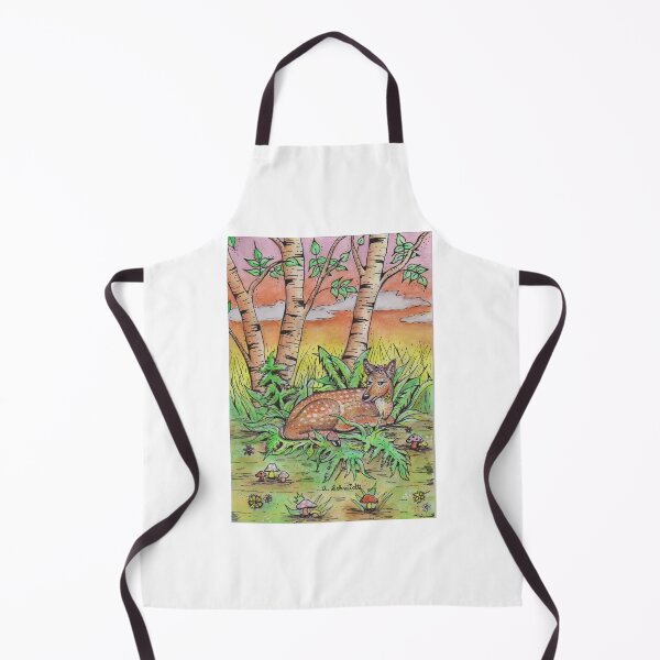 Item preview, Neon Day Glo Deer Original Watercolor Drawing Art designed and sold by Intergalactic Unicorn: Art by Anna Schmidt.