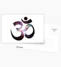 Om Symbol Postcards