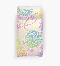 Colorful temari Duvet Cover