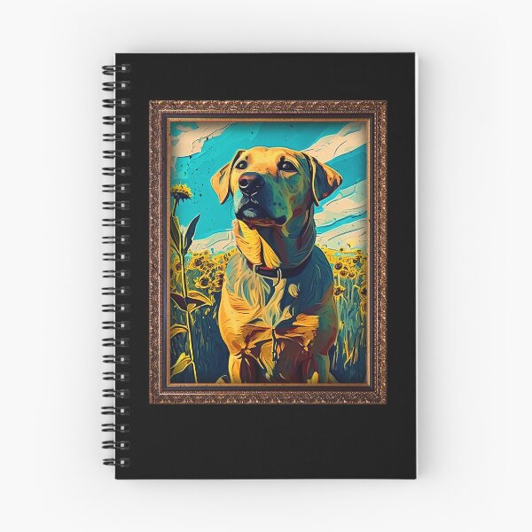 Item preview, Black Mouth Cur Sunflower Painting Adorable Dog designed and sold by rafaeltto.