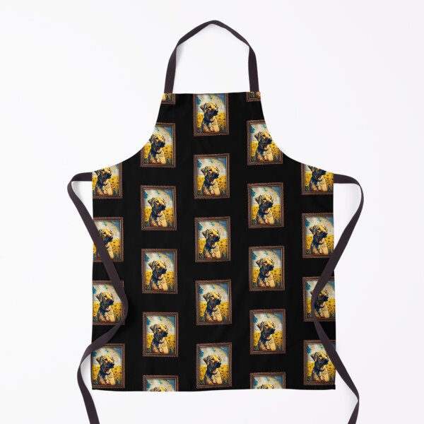 Item preview, Black Mouth Cur Sunflower Painting Adorable Dog designed and sold by rafaeltto.