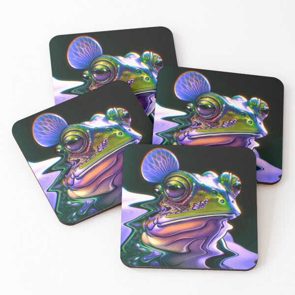Item preview, Spiritual frog zen master toad designed and sold by Purplecubeart.