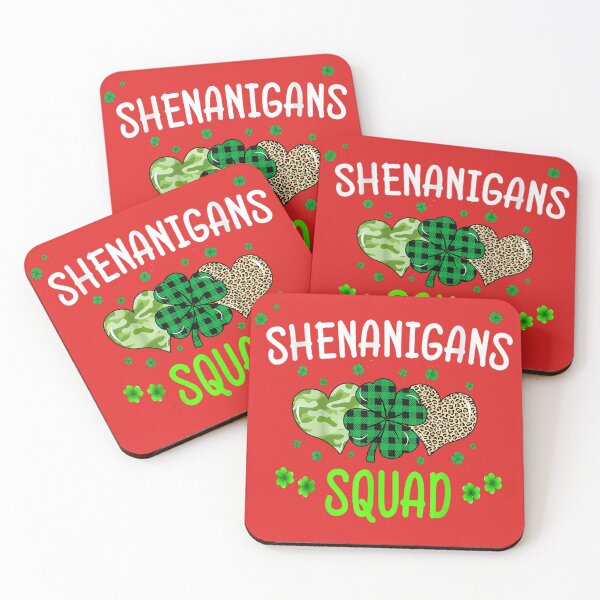 Item preview, Shenanigans Squad Irish St Patrick's Day Irish Shamrok designed and sold by finnimoo.