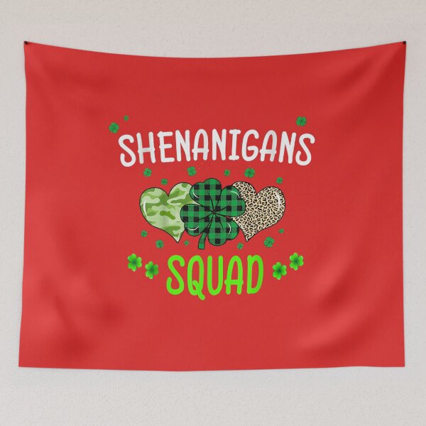 Item preview, Shenanigans Squad Irish St Patrick's Day Irish Shamrok designed and sold by finnimoo.