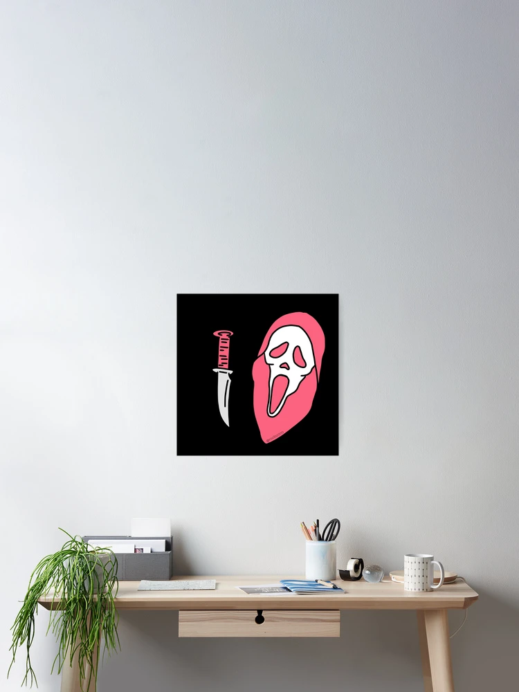 Thumbnail 2 of 3, Poster, Scream Mask designed and sold by RooBooCo.