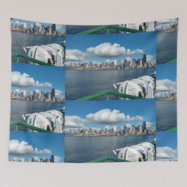 Item preview, Seattle Skyline from Ferry designed and sold by 743Designs.