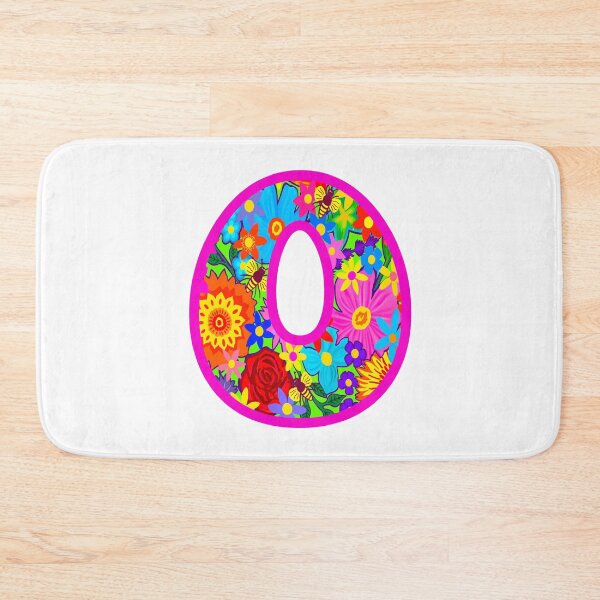 Item preview, Floral Number 10 | Colorful Birthday Art designed and sold by Vividality.