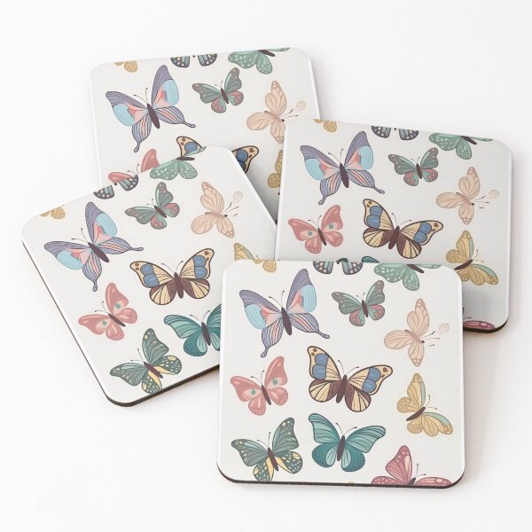 Item preview, Butterfly pattren cartoon designed and sold by VisualVibesVV.