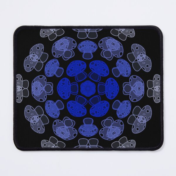 Item preview, Cursed Kaleidoscope - Blue Mushrooms designed and sold by FinapplePudding.