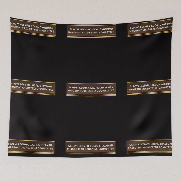 Item preview, Gladys Leeman Name Plate designed and sold by RooBooCo.