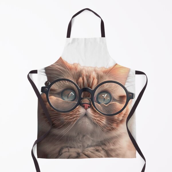 Item preview, Cute CAT with Glasses designed and sold by simofaouzi.