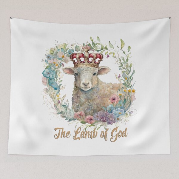 Artikelvorschau, Das Lamm Gottes entworfen und verkauft von WideIsTheGate.