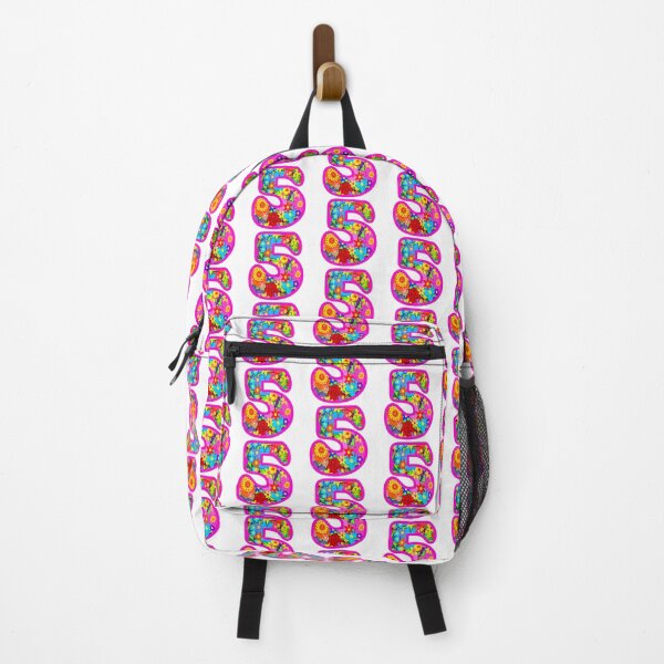 Item preview, Psychedelic Floral Number 5 | Colorful Birthday Art designed and sold by Vividality.