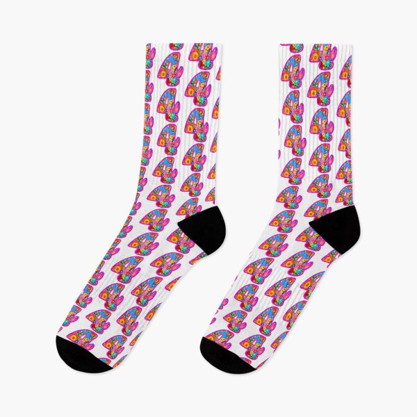 Item preview, Psychedelic Floral Number 4| Colorful Birthday Art designed and sold by Vividality.