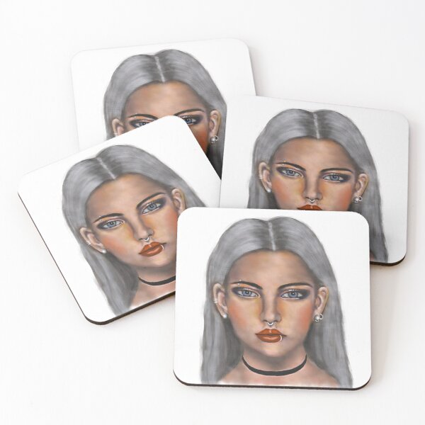 Item preview, Girl with piercing designed and sold by silan-chen-art.
