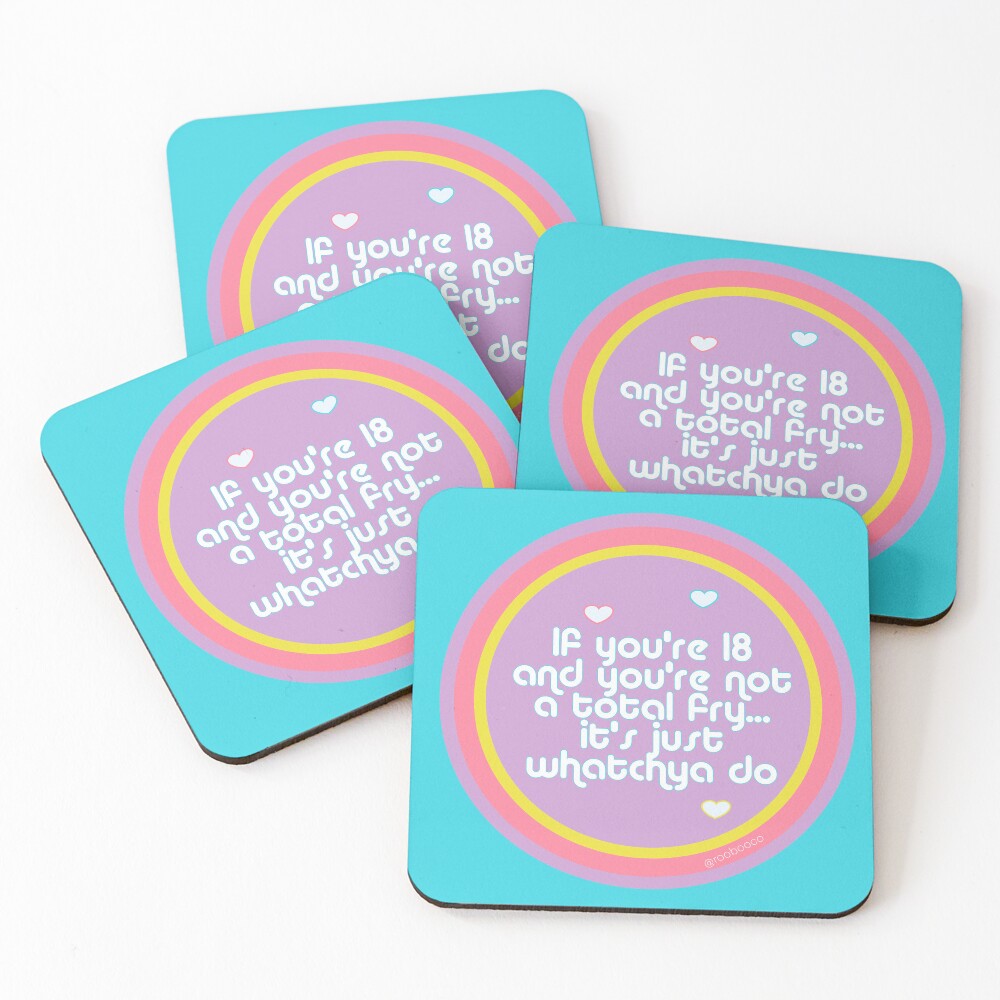 Item preview, Coasters (Set of 4) designed and sold by RooBooCo.