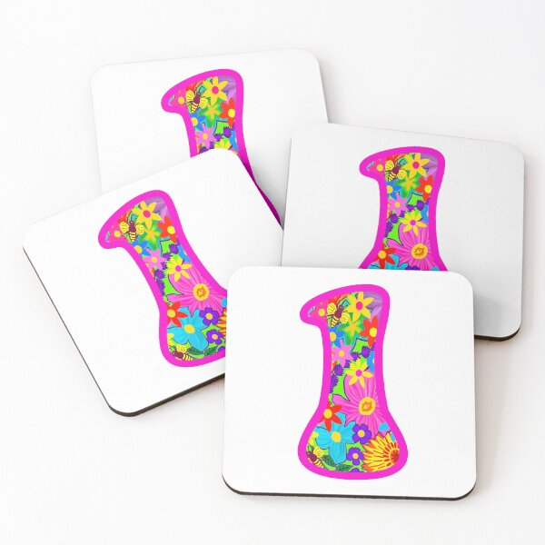 Item preview, Psychedelic Floral Number 1 | Colorful Birthday Art designed and sold by Vividality.