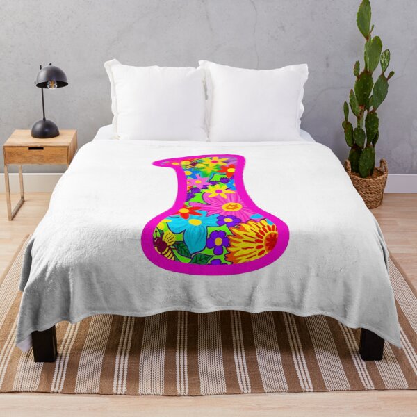 Item preview, Psychedelic Floral Number 1 | Colorful Birthday Art designed and sold by Vividality.