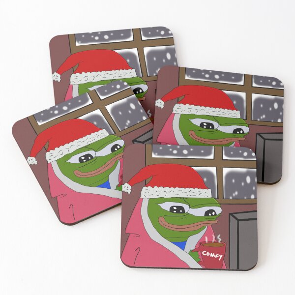 Item preview, Cozy Christmas Pepe Comfy Blanket designed and sold by Slav-Art.