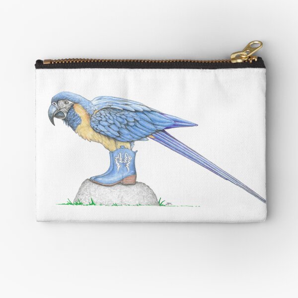 Item preview, Guacamayo de garganta azul en botas cortas designed and sold by JimsBirds.