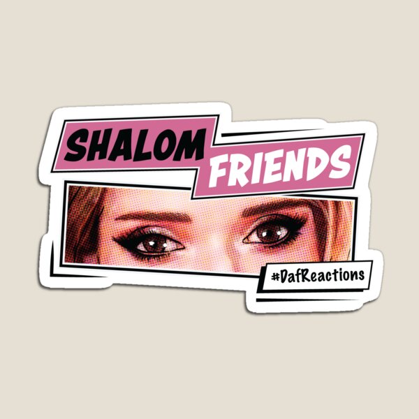 Pop Art Shalom Friends Magnet